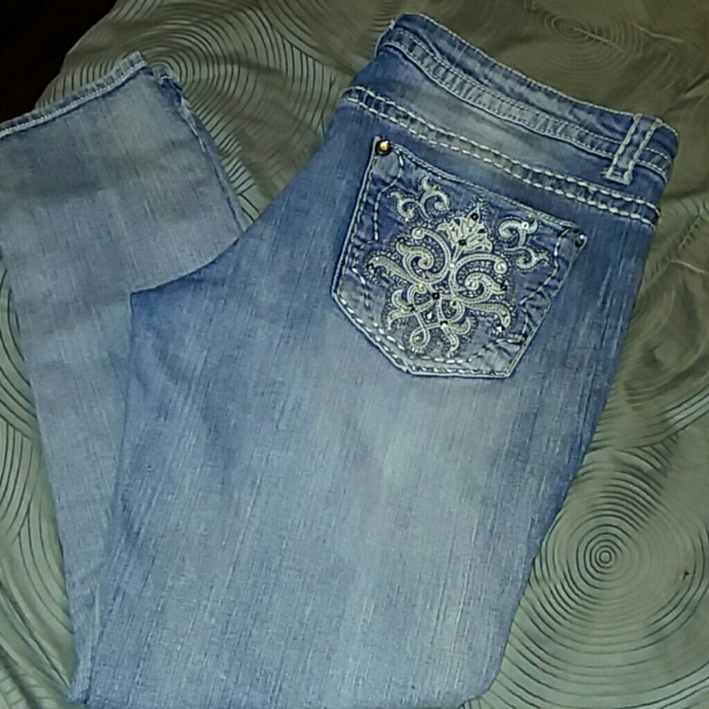 Nice Paisley Sky Skinny Jeans